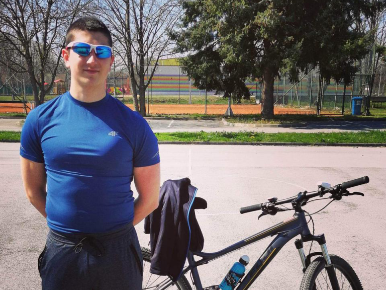 Antonio Patriarka fizioterapeut bicikliranje